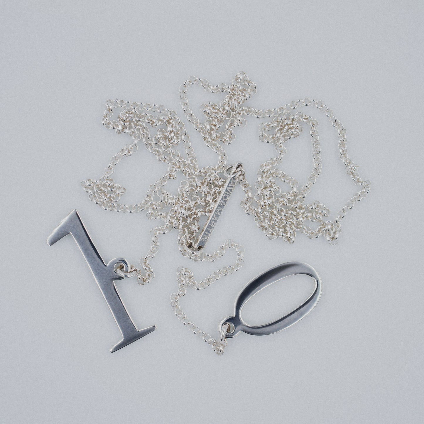 Numbers Necklace in 925 silver