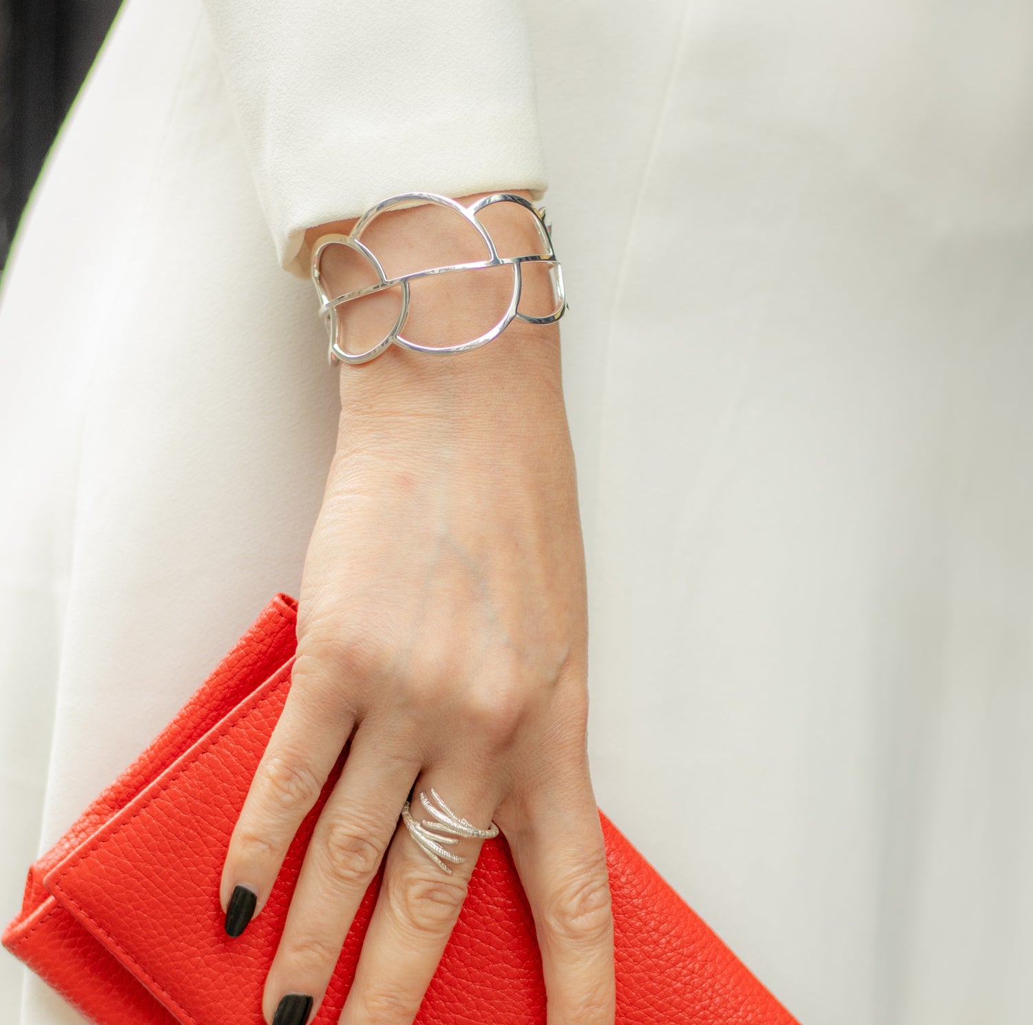 Drift Cuff Bracelet in 925 silver