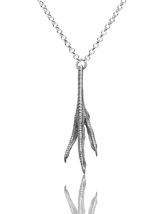 Chicken Feet Necklace, 925 silver