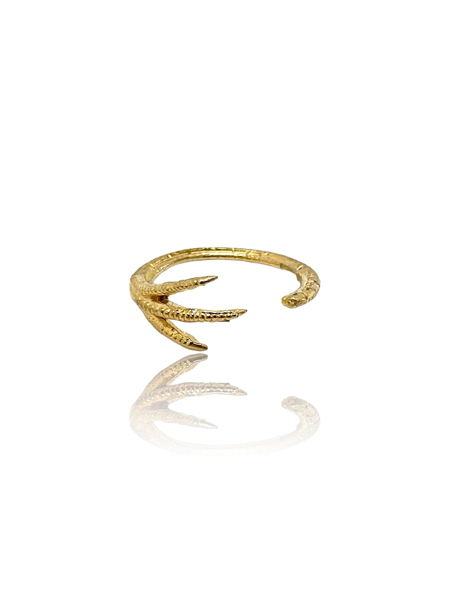 Chicken Feet ring in gold