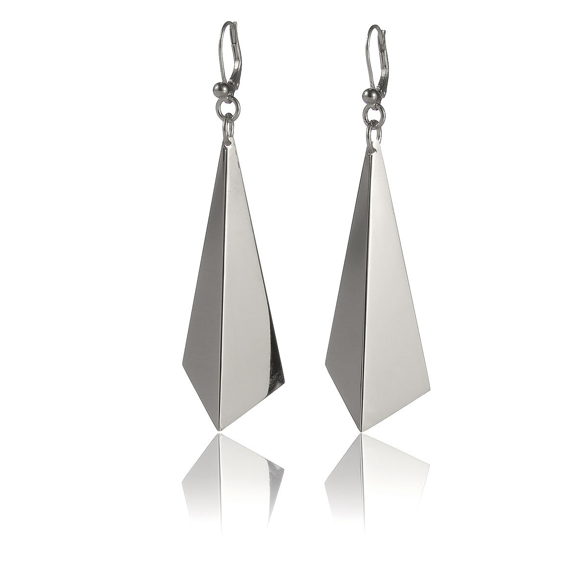 Facet earrings silver jewellery – David&Martin Jewellery Sweden