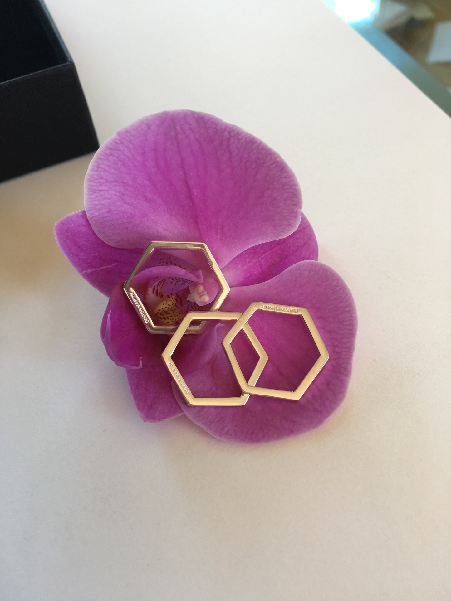 Cell Rings Trio in 925 silver