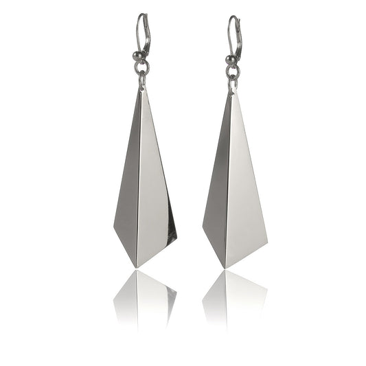 Striking geometric earrings from iconic Facet collection.  Material: 925 silver.
